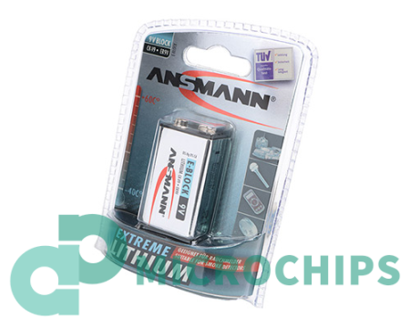 Купить Батарейка Ansmann Extreme Lithium E-block CR-V9 1BP Батарейка Ansmann Extreme Lithium E-block CR-V9 1BP