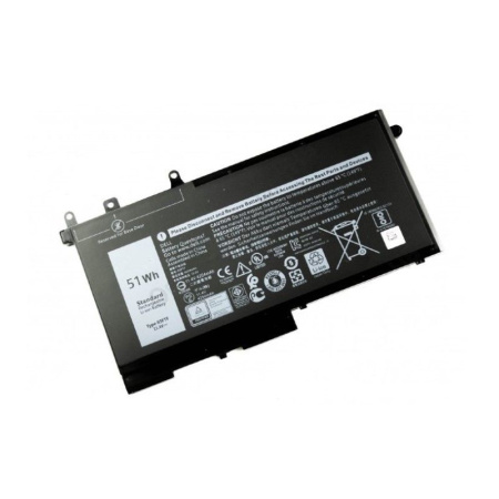 Аккумулятор (батарея) 93ftf для ноутбука Dell Latitude 12-5290, 5280, 5288, 5488, E5288, 4400mAh, 11.4V