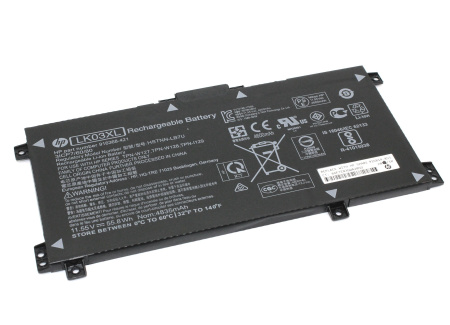 Аккумулятор (батарея) для ноутбука HP HSTNN-LB7U (LKO3XL), 11.55V, 4835mAh