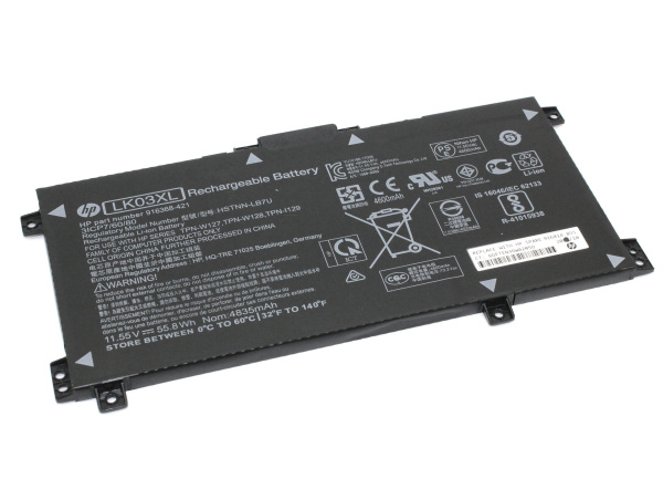 Аккумулятор (батарея) для ноутбука HP HSTNN-LB7U (LKO3XL), 11.55V, 4835mAh
