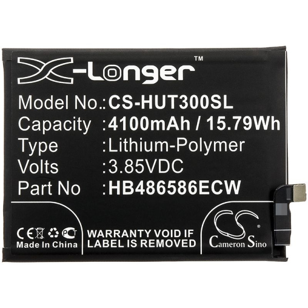 Аккумулятор для Huawei Honor V30 (HB486586ECW) 4100mAh