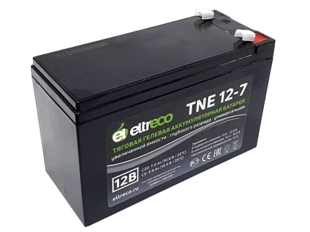 Купить Тяговый аккумулятор Eltreco TNE12-7 (AGM, 7Ah, 12V) Тяговый аккумулятор Eltreco TNE12-7 (AGM, 7Ah, 12V)