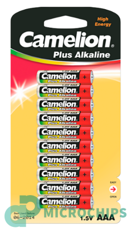 Батарейка Camelion Plus Alkaline LR03/AAA 10BP