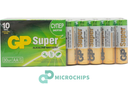 Батарейка GP Super LR6/AA 30BP