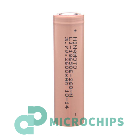 Аккумулятор Minamoto 18650E (Li-ion, 2600mAh, 3.6V)
