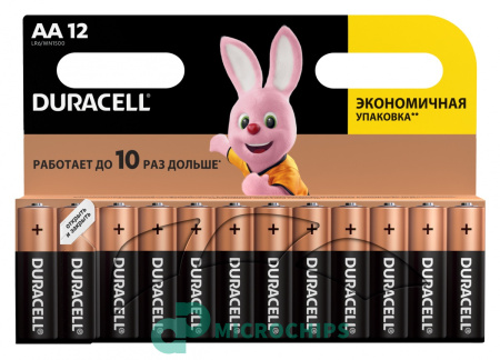Купить Батарейка Duracell LR6/AA 12BP Батарейка Duracell LR6/AA 12BP