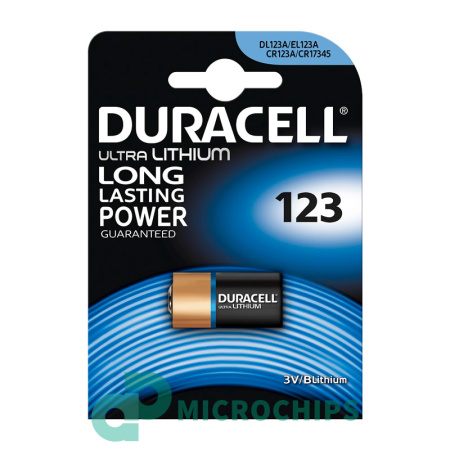 Батарейка Duracell Ultra Lithium CR123A 1BP