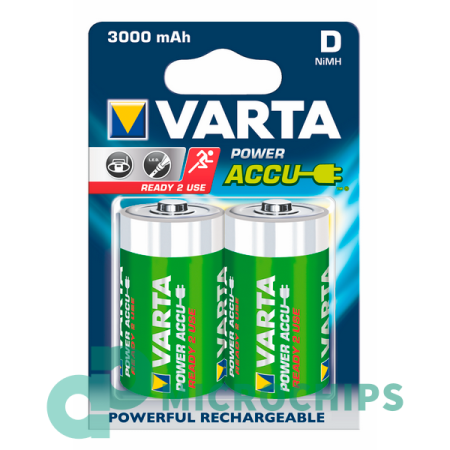 Аккумулятор Varta Ready2Use D/HR 33/62 (NiMH, 3000mAh) 2BP