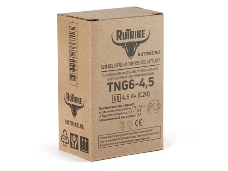 Купить Тяговый аккумулятор RuTrike TNG6-4.5 (GEL, 4.5Ah, 6V) Тяговый аккумулятор RuTrike TNG6-4.5 (GEL, 4.5Ah, 6V)