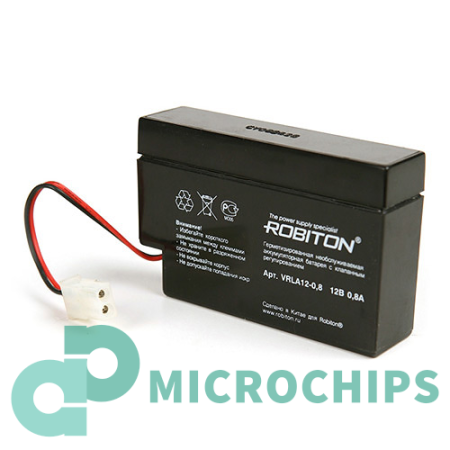 Купить Аккумулятор Robiton VRLA12-0.8 (AGM, 0.8Ah) Аккумулятор Robiton VRLA12-0.8 (AGM, 0.8Ah)