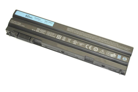 Аккумулятор (батарея) T54F3 (4NW9) для ноутбука Dell Latitude E6420, 11.1V 60Vтч, 5400mAh, черный (оригинал)