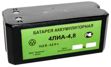 Батарея аккумуляторная 4ЛИА- 4,8
