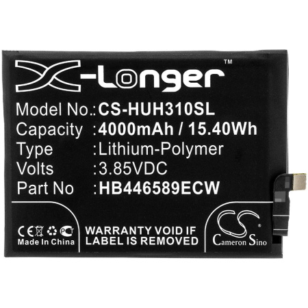 Аккумулятор для Huawei Honor View 30 Pro (HB446589ECW) 4000mah