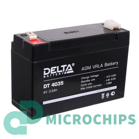 Купить Аккумулятор Delta DT 4035 (AGM, 3.5Ah) Аккумулятор Delta DT 4035 (AGM, 3.5Ah)