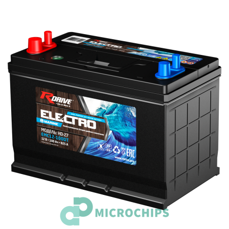 Купить Тяговый аккумулятор RDrive Electro Marine EMC12-100DT (AGM, 100Ah, 12V) Тяговый аккумулятор RDrive Electro Marine EMC12-100DT (AGM, 100Ah, 12V)