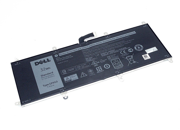 Аккумуляторная батарея GFKG3 для Dell Venue 10 Pro 5056, 7.4В, 4220мАч, 8pin