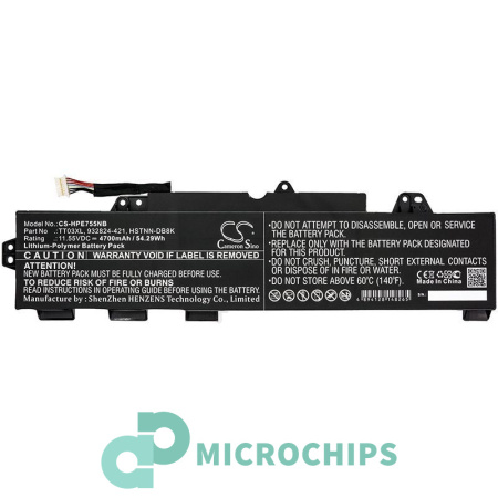 Аккумулятор для HP EliteBook 755 G5, ZBook 15U G5 (TT03XL) 4700mah