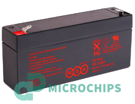 Аккумулятор WBR GP 632 (AGM, 3.2Ah)