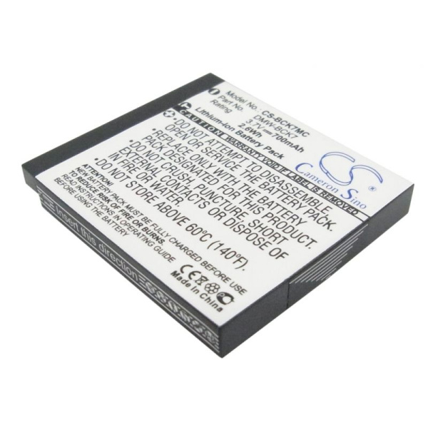Аккумулятор для Panasonic DMW-BCK7E, NCA-YN101H 700mAh