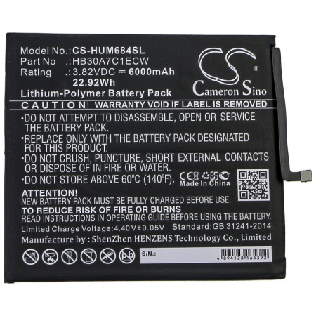 Аккумулятор для HUAWEI MediaPad M6 8.4 (HB30A7C1ECW) 6000mah