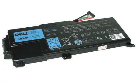 Аккумулятор (батарея) V79Y0 для ноутбука Dell XPS 14z-L412z, 14.8V, 58Wh (оригинал)