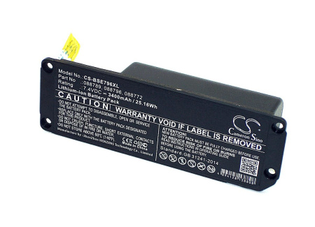 Аккумуляторная батарея CameronSino CS-BSE796XL для BOSE Soundlink Mini 2 7.4V 3400mAh 25.16Wh