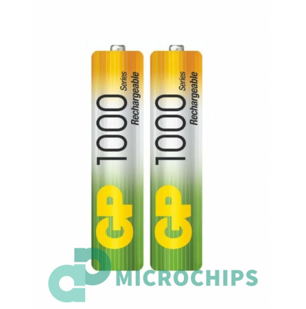 Аккумулятор GP 1000Series AAA (NiMH, 1000mAh) 2S
