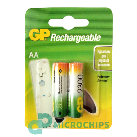 Аккумулятор GP 2300 АА (NiMH, 2300mAh) 2BP