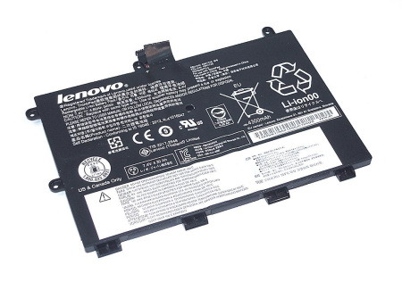 Аккумулятор (батарея) для ноутбука Lenovo Yoga 11e, 7.4V, 34Vт, 4600mAh, черная (оригинал)