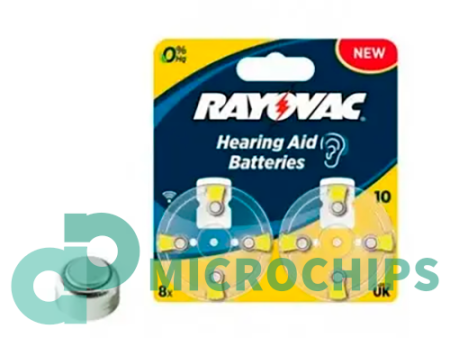 Батарейка Ray-O-Vac PR 70 (ZA 10) 8BP