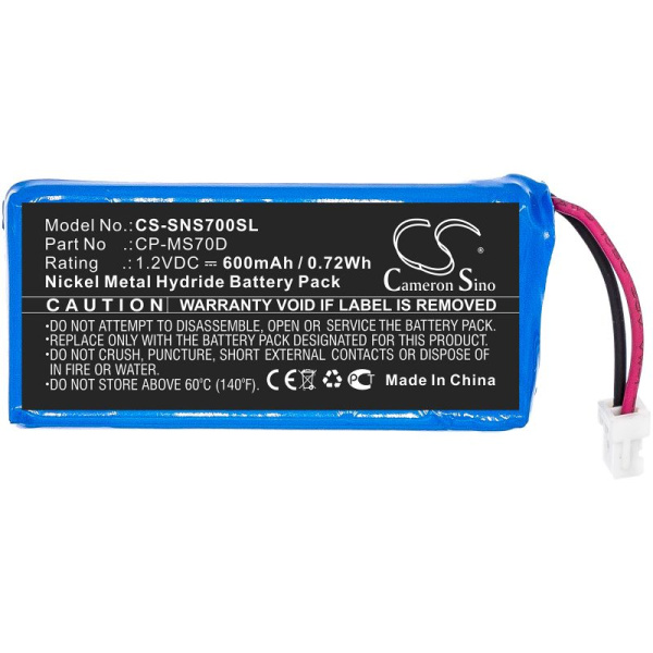 Аккумулятор для Sony Walkman NW-MS70D, NW-MS90D (CP-MS70D) 600mah