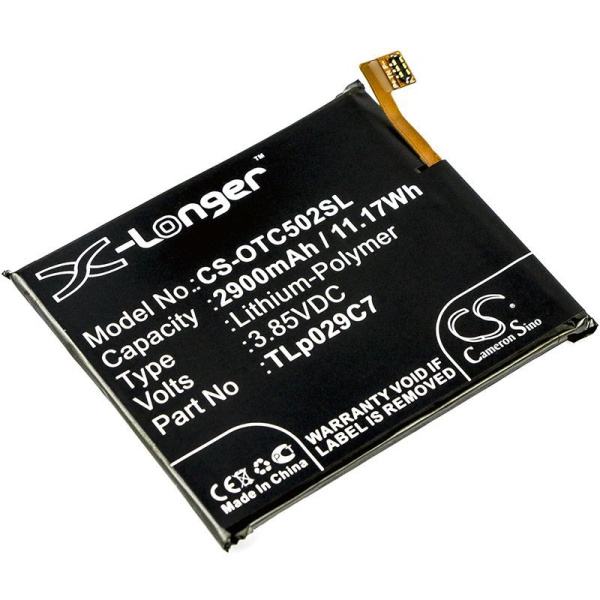 Аккумулятор для Alcatel 5026D 3C, 5099D 3V 2900mah