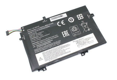 Аккумулятор (батарея) для ноутбука Lenovo ThinkPad L480 (L17M3P54), 11.1V, 4100mAh OEM