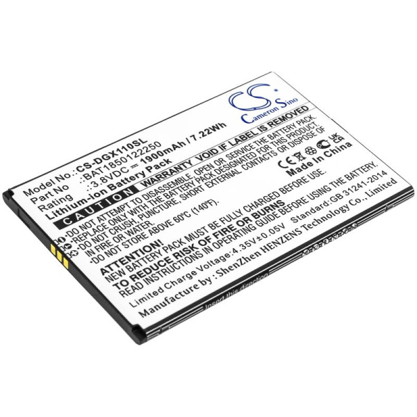 Аккумулятор для Doogee X11 (BAT1850122250) 1900mAh