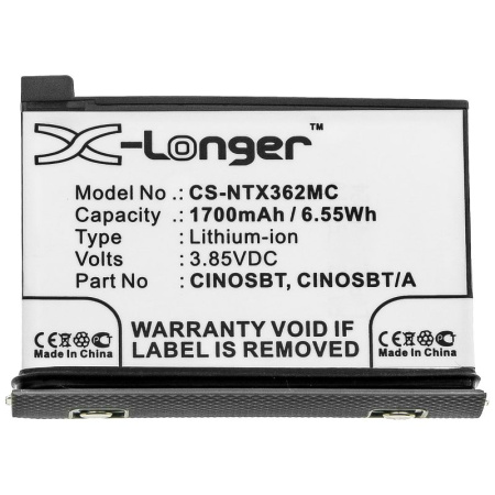 Аккумулятор для INSTA360 One X2 (CINOSBT) 1700mah