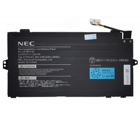Аккумулятор (батарея) для ноутбука NEC PC-VP-BP144, 38Wh, 3735mAh, 11.25V