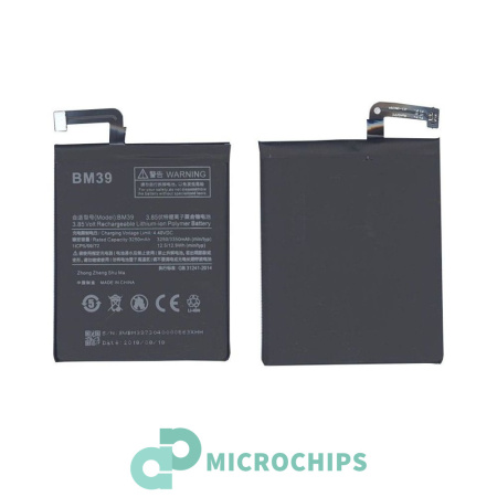 Аккумулятор BM39 для Xiaomi Mi 6, 3.85В, 3250мАч