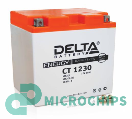 Аккумулятор Delta CT 1230 (AGM, 30Ah)