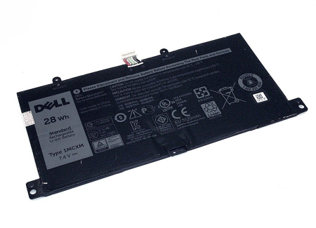 Аккумулятор (батарея) 1MCXM для ноутбука Dell Latitude 11 5175, 7.4V, 3520mAh
