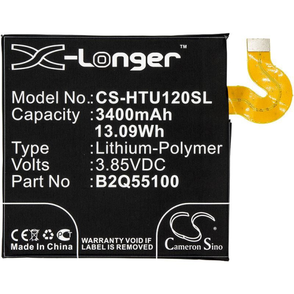 Аккумулятор для HTC U12 Plus 3400mAh