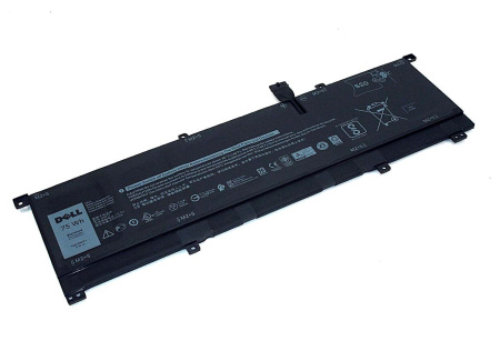 Аккумулятор (батарея) 8N0T7 для ноутбука Dell XPS 15 9575 11.4B, 6580mAh (оригинал)