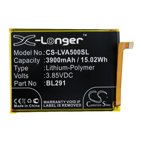 Аккумулятор для Lenovo A5 (BL291) 3900mah