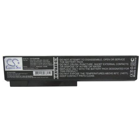 Аккумулятор для LG R410, R510, Fujitsu SW8 (SQU-805) 4400mAh