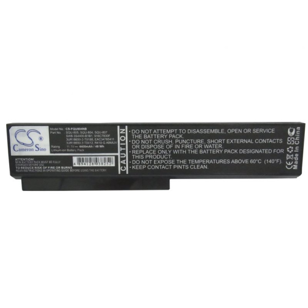 Купить Аккумулятор для LG R410, R510, Fujitsu SW8 (SQU-805) 4400mAh Аккумулятор для LG R410, R510, Fujitsu SW8 (SQU-805) 4400mAh