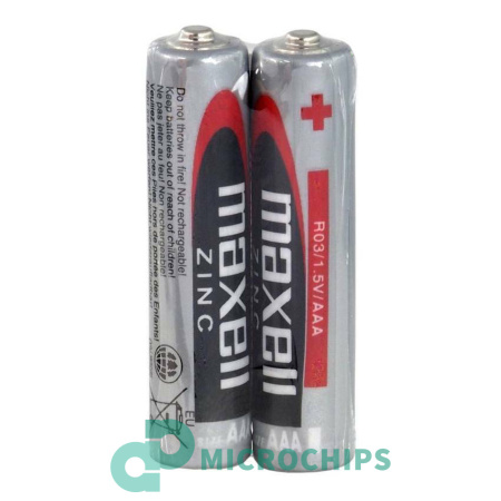 Батарейка Maxell Zinc R03/AAA 2S