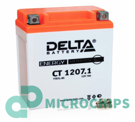 Аккумулятор Delta CT 1207.1 (AGM, 7Ah)