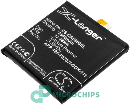 Аккумулятор CS-CAS600SL для Caterpillar S60, 3.85В, 3500мАч