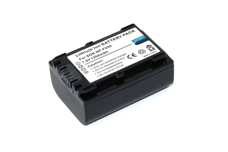 Аккумулятор NP-FV50 для видеокамеры Sony DCR-DVD, 7.4В, 1500мАч, усиленная