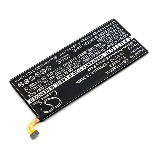 Аккумулятор для Alcatel OneTouch Idol 4 6055K, Blackberry DTEK50 2200mAh