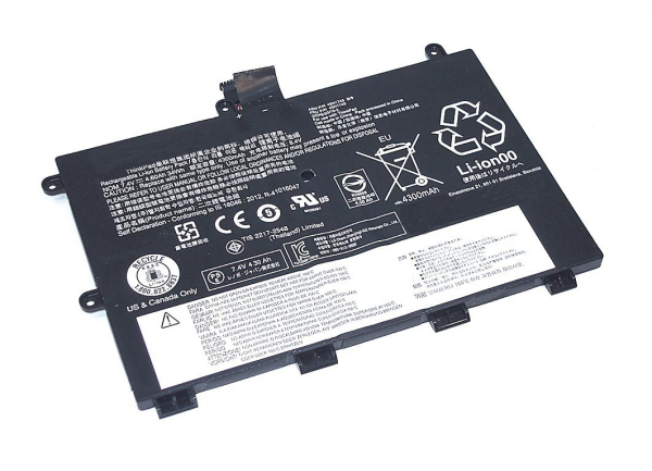 Аккумулятор (батарея) для ноутбука Lenovo Yoga 11e, 7.4V, 34Vт, 4600mAh, черная (оригинал)